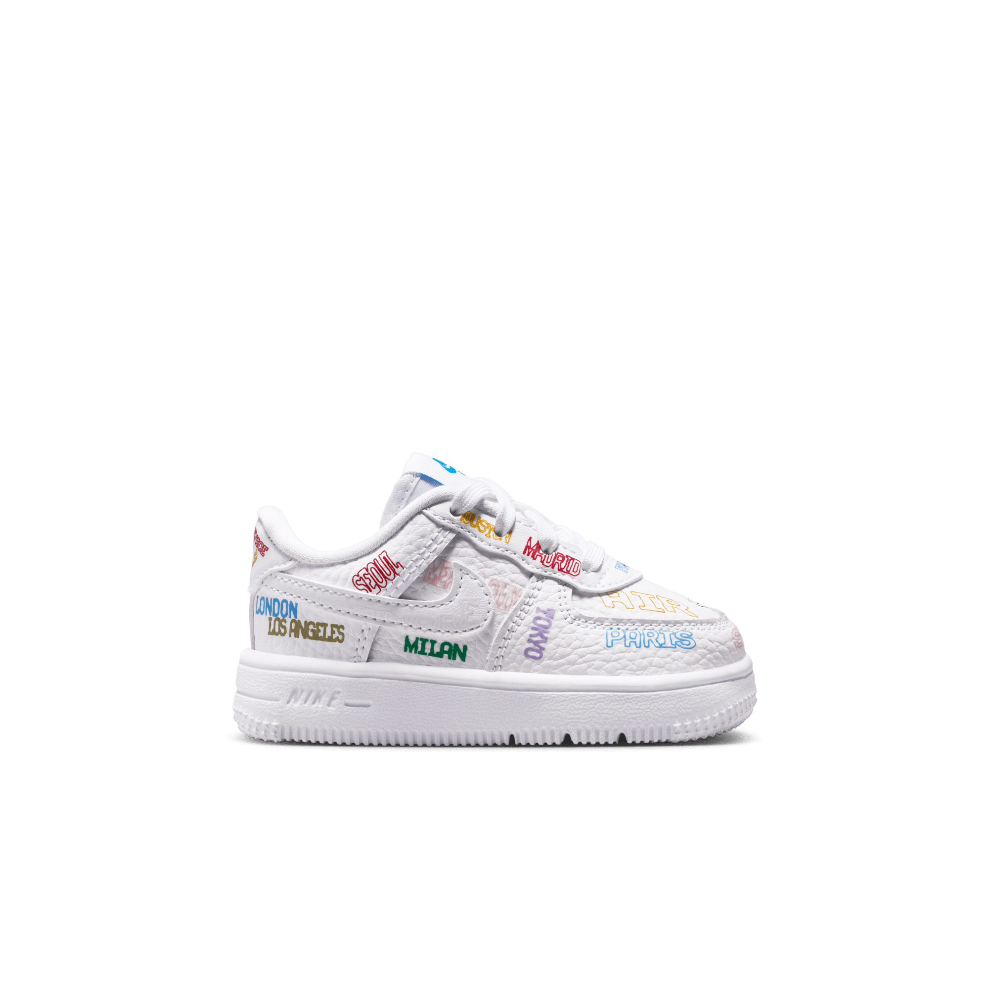 Nike Air Force 1 Low LV8 3 "On Tour" Toddler Boys' Shoe - WHITE/MULTI